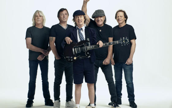 ACDC Pressefoto Columbia Records