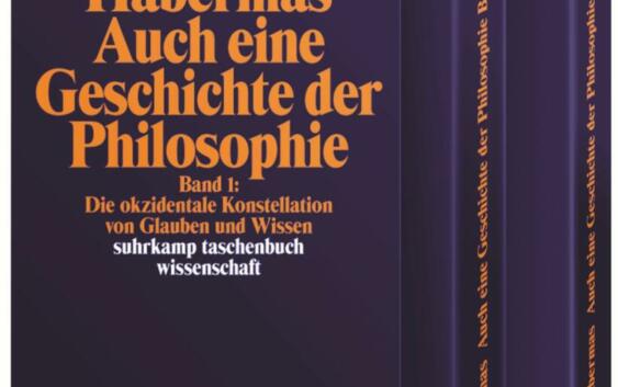 Jürgen Habermas Auch eine Geschichte der Philosophie Taschenbuch Cover Suhrkamp Verlag