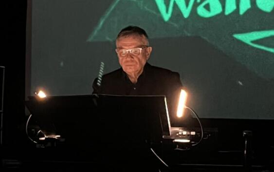 Karl Bartos live Berlin 2024 Kino Babylon by Werner Herpell Sounds & Books
