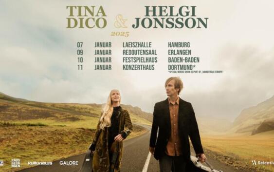 Tina Dico & Helgi Jonsson Tour-Plakat 2025