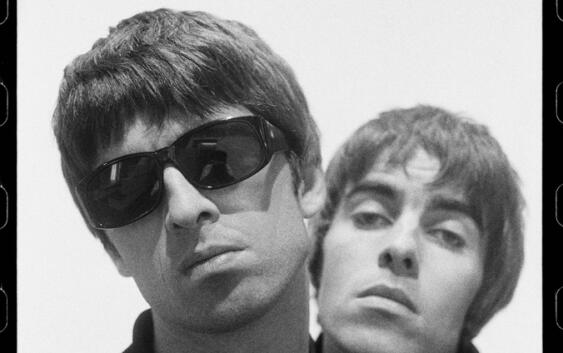 Oasis Noel Gallagher, Liam Gallagher MTV London 18/08/1994 von Paul Slattery